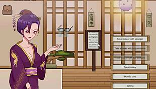 cute ladies in public bath house new hentai game