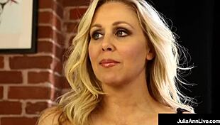 Julia Ann Soaks Panties