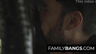 White Stepdad Surprises Black Stepdaughter With Cum On Her Mouth