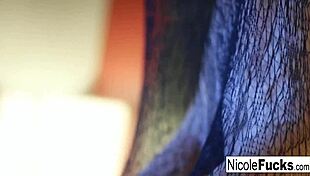 Hot Nicole Rubs Herself!