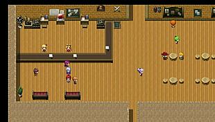 in this hentai party game, the busty girl gets betrayed and fucked