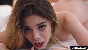 molly little 18+ gets petite ass smashed hard in garage with riding and fingering