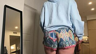 Blonde's Horny Anal Solo With Dildo