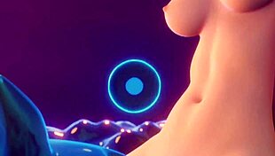 mona battles slime in wild hentai clash