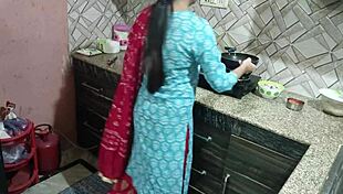 hot milf bhabhi seduces innocent devar in steamy indian roleplay sex.