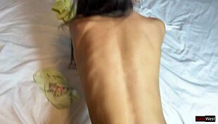 Neighbor Girl Begs for Rough Fucking in the Bath, Already 18 and Wet