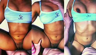 Petite Latina Student Cheats With Tutor In Bed