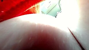 Unaware Giantess Hides Tiny Man in Her Massive Tits POV