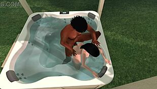 Extra pepperoni please, she licks my pussy to orgasm outdoors.