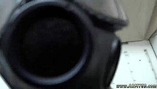 photo of emo green teen boy first time at glory hole day