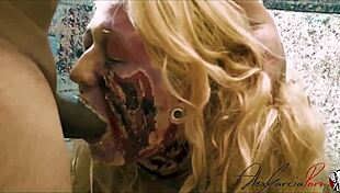agaw, mi amiga zombie needs culear lessons! alexgarciaporn and shannon emette go hard in full quickie vid.