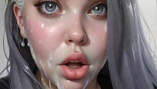 AI Hentai Face Painting with 100 Wild Facials