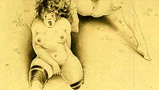 Vintage Illustration Evokes Erotic Emotions