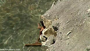 Beach couple engages in passionate sex part two