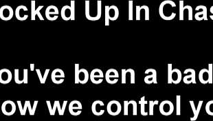 Bound slaves wear cock cages for me!