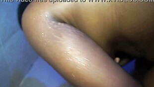 Bathroom shower before dinner with wife