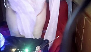 Bold brunette milf gets cum on her big ass from big black cock.