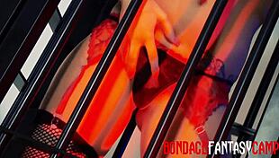 Krystal Webb and Mai Bailey Engage in Tattooed Fetish Masturbation in Latex Leggings