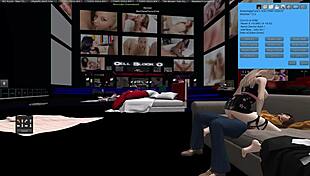 Amazing girl turns second life x-rated