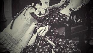 eskimo nell with her hairy beaver in vintage style