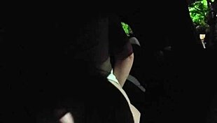 Taco and strwbrry's public doggystyle adventure with steppa and monster cock