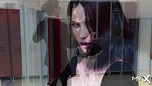 I feel excited touching that sexy ass in the hall during fashion business.