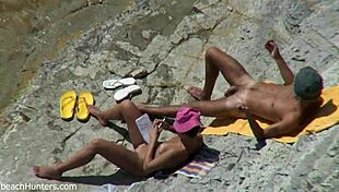 Beach couple engages in passionate sex part two