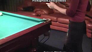 woman with small tits gets fucked at pool in public