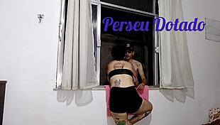 i peeked through neighbor's window to cum inside married barbara lionnes