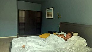 Beauty Monika Fox Wakes Up In The Morning, Teasing And Smearing Cream