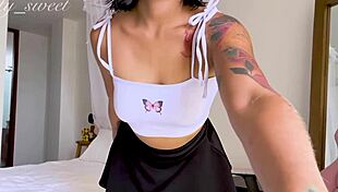 Discovering self-pleasure with a magic wand. Leading to abundant release.