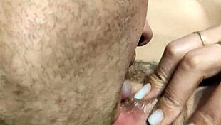 Licked Hairy Pussy To Jet Orgasm