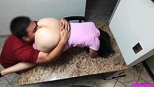 Pretty 18-year-old Latina gets her ass gaped by monster cock.