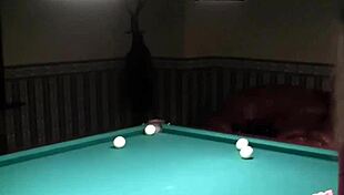 woman with small tits gets fucked at pool in public