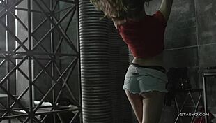 blond stasyq model sonya teasing with her natural tits