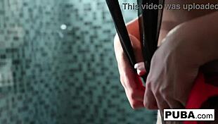 hot big boobed brooklyn teases with her perfect body