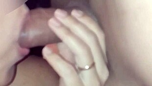 wife eagerly swallows huge cum loads in her mouth