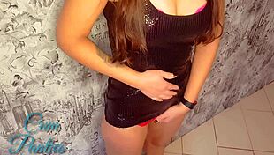 Cum On My Panties Before Nightclub!