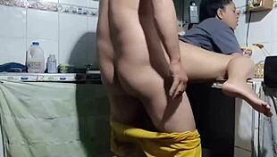 My guy thrusts in the kitchen for a nice fuck and cums inside 😘