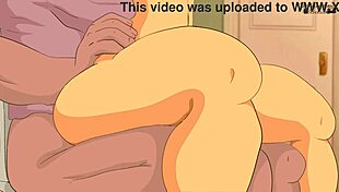 louis rushes to the bathroom in family guy hentai parody 😅