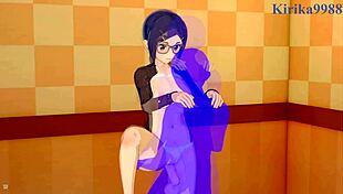 Tsuki Uzaki And Ami Asai Have Intense Sex With Old Man In Hentai