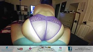 Big booty Latina riding his hairy dick POV, what a time! 😍