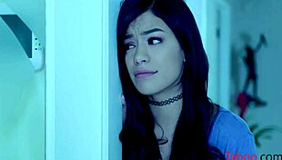 a hot brunette bisexual stepdaughter fucks both parents