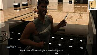 Hey, John Stands Up for His Sexy Coach in This Hentai Scene. Watch the Action Unfold.