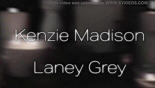 Kenzie Madison And Laney Grey With Laz Fyre In Passionate Threesome Creampie Action