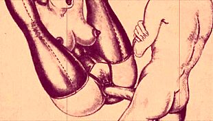 uh, stumbled on this old-school erotic drawing, so cool!