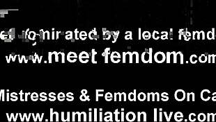 Is that tiny little cock of yours? Humiliate it with femdom masturbation in POV.