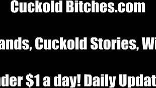 Watch me get fucked, you little cuckold bitch, feeling humiliated.