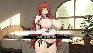 Spirit Harem Hentai Game Ep 1: She Makes Master Cum Between Gigantic Breasts