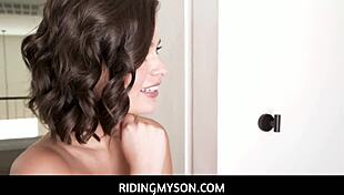 Horny teen stepsister Dharma Jones engages in sexy acts